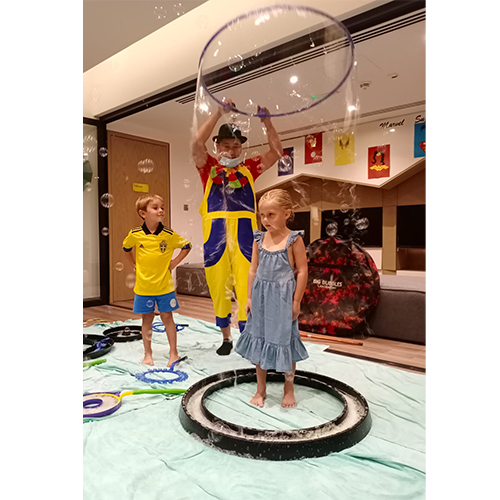 bubble show party package
