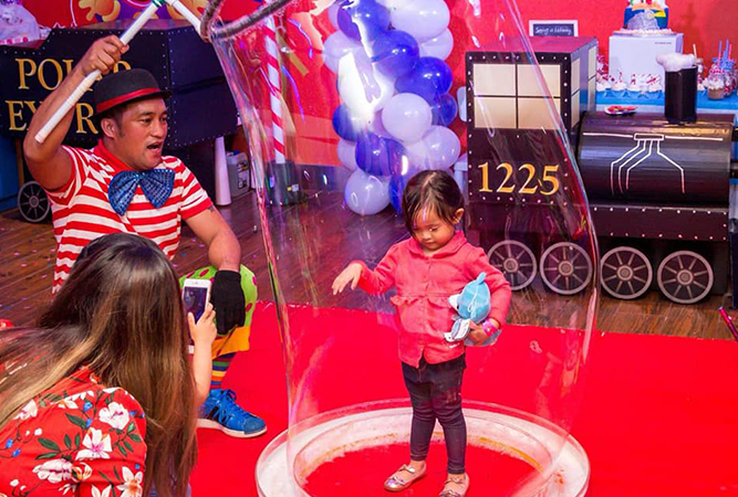 bubble show and games organizer Dubai